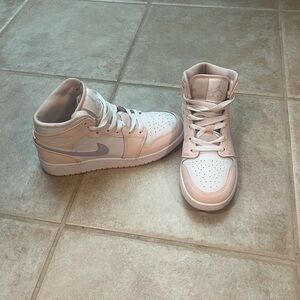 Jordan Light Pink High-Top Sneakers